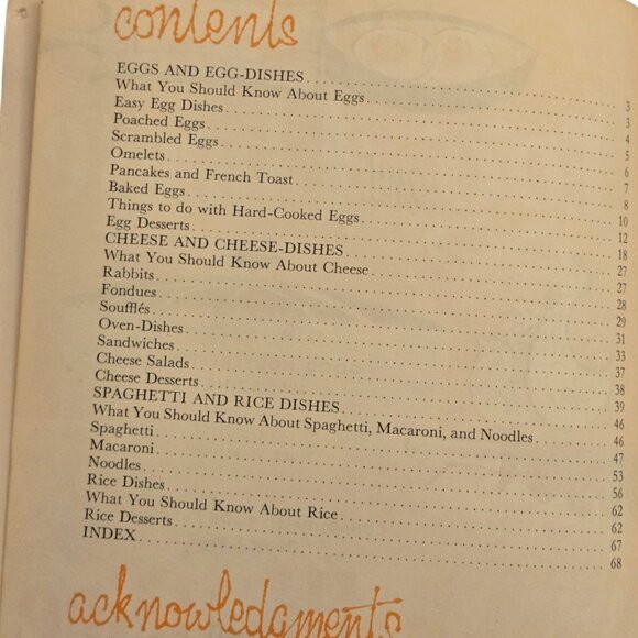 1958 Egg Cheese Spaghetti Rice Recipe Booklet Retro Cookbook Good Housekeeping - Picture 4 of 16